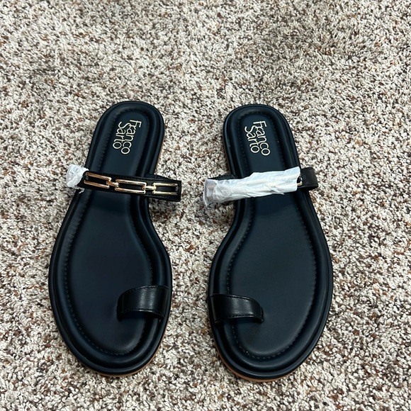 FrancoSarto size 10 black flats ‼️NEVER WORN BRAND NEW‼️ - Picture 1 of 5
